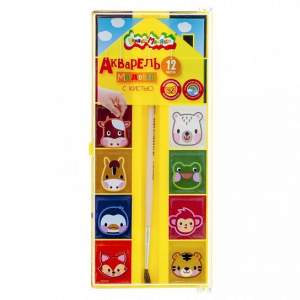 Краски акварельные 12цв. Каляка-Маляка с к...